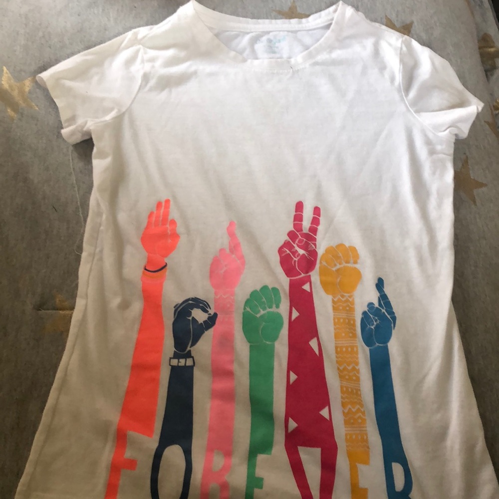 A white sang language tshirt
